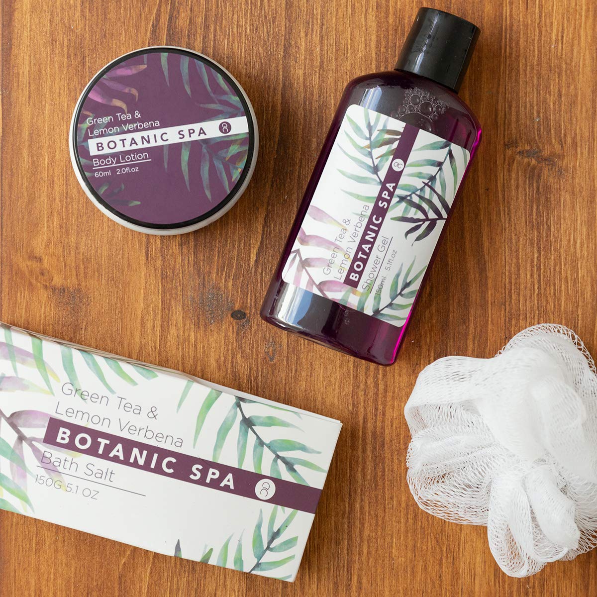 Accentra Botanic Spa Geschenkset im dekorativen Seegraskorb – 5-teiliges Bade- und Duschset, bestes Geschenk für Geburtstag, Valentinstag usw. – Bild 16