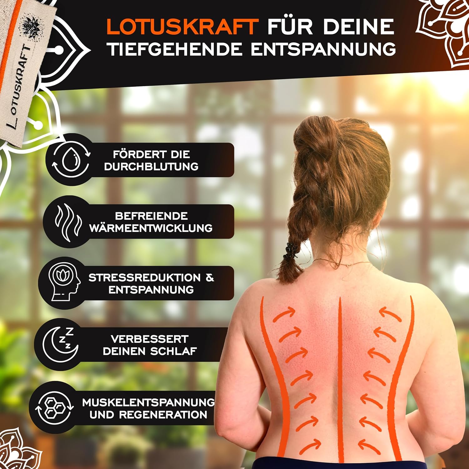 5-in-1 Akupressurmatten-Set mit Kissen, Ganzkörper-Akupunkturmatte zur Entspannung im Rücken, Nacken und Füßen, Nagelmatte, Stachelmatte, Fakirmatte, Akupressurmatte, Entspannungsmatte, XXL – Bild 6