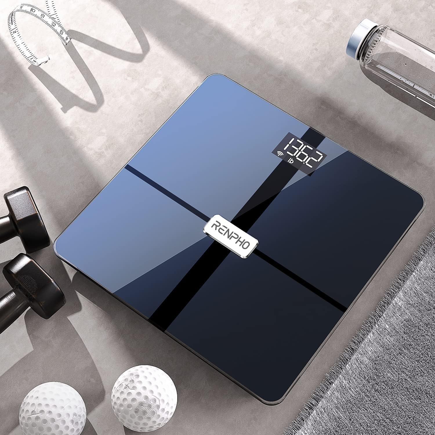 Renpho WiFi Smart Scales Bluetooth-Körperfettwaage, mit Körperfett und Muskelmasse, kabelloser Körperanalyse & Überwachung von 13 Körperwerten für Ihre Gesundheit – Bild 9