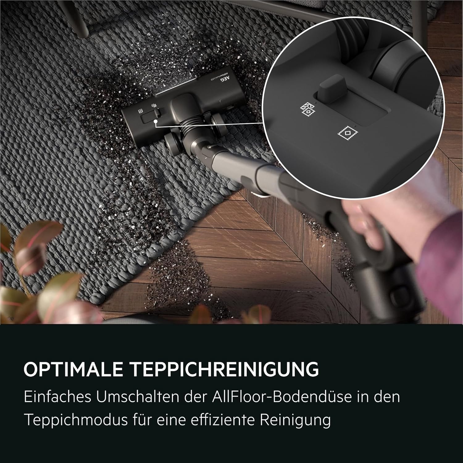 AEG Animal 8000 Staubsauger mit Beutel, Testsieger der Stiftung Warentest, hohe Saugleistung, Auto-Modus, 48 % recycelter Kunststoff, Tierhaardüse, HEPA-Filtration, 12 m, LED-Licht, AB81A2DG – Bild 5