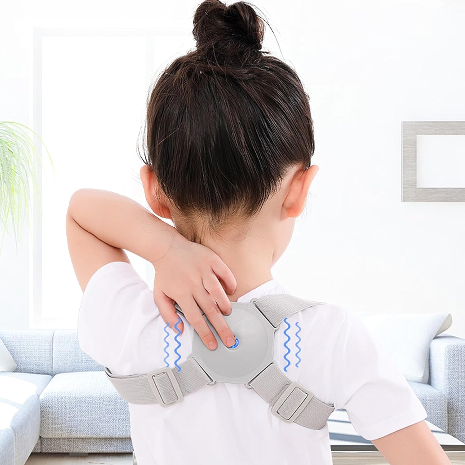 Retoo Rückenglätter, Haltungskorrektur, Rückengurt für Damen und Herren, Haltungstrainer, Schultergurt, Rückenhalter, Buckelkorrektur, verstellbare obere Rückenstütze, Rückenstabilisator – Bild 5
