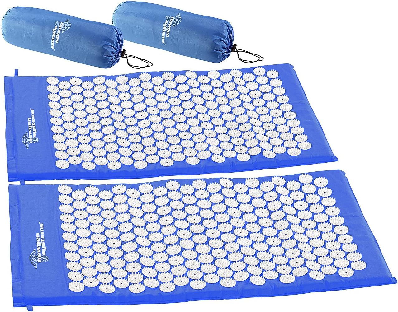 newgen Medicals 2er-Set Entspannungsmatten mit 6930 Druckpunkten, 75 x 43 x 2 cm