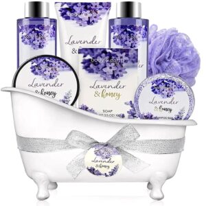Bade-Geschenkset 8-teilig, Lavendel...