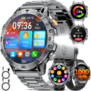 LIGE Militär-Smartwatch für Herre...