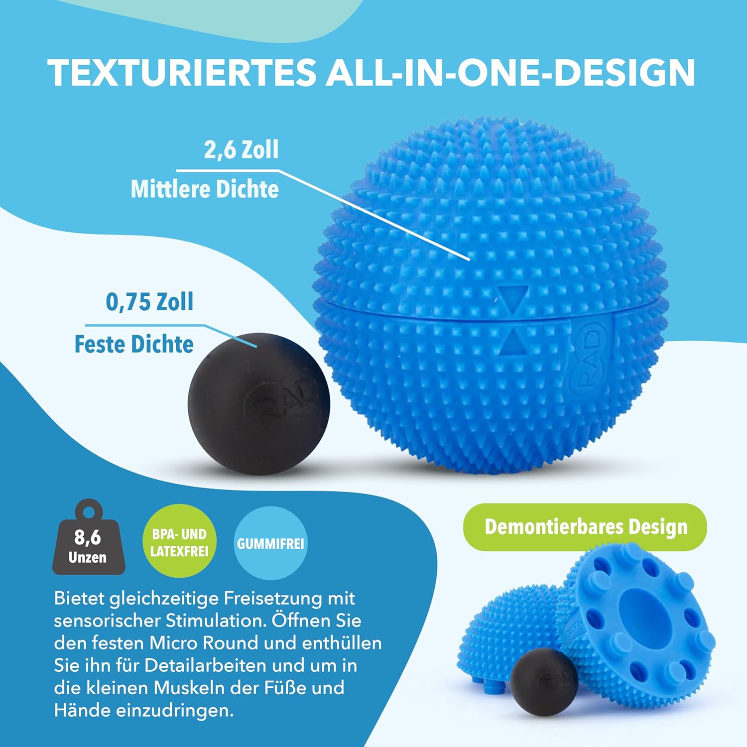 Rad Faszienball Neuroball – Bild 4