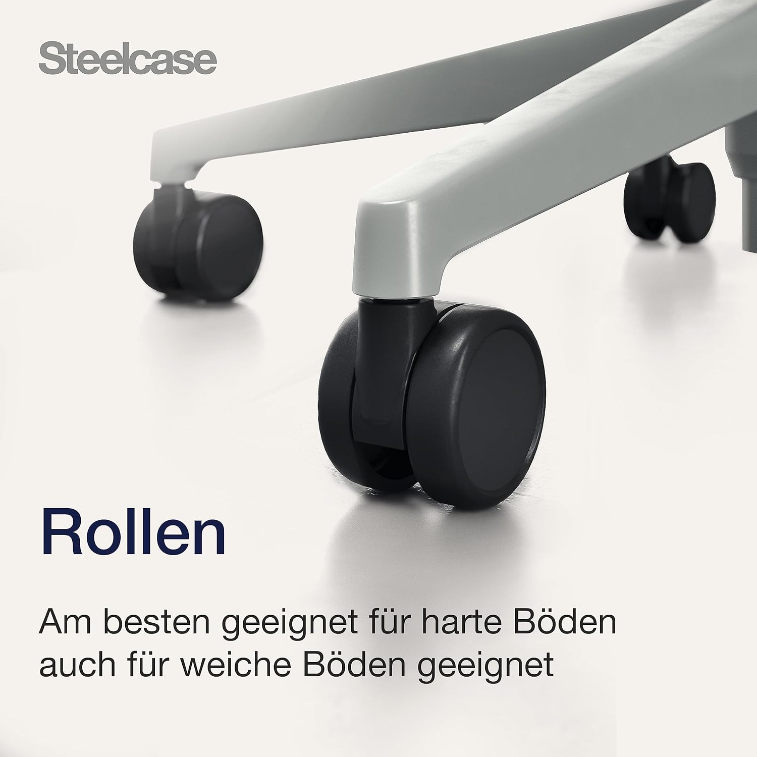 Steelcase Gesture Bürostuhl mit Bezug in Trüffel mit Kopfstütze – Bild 9