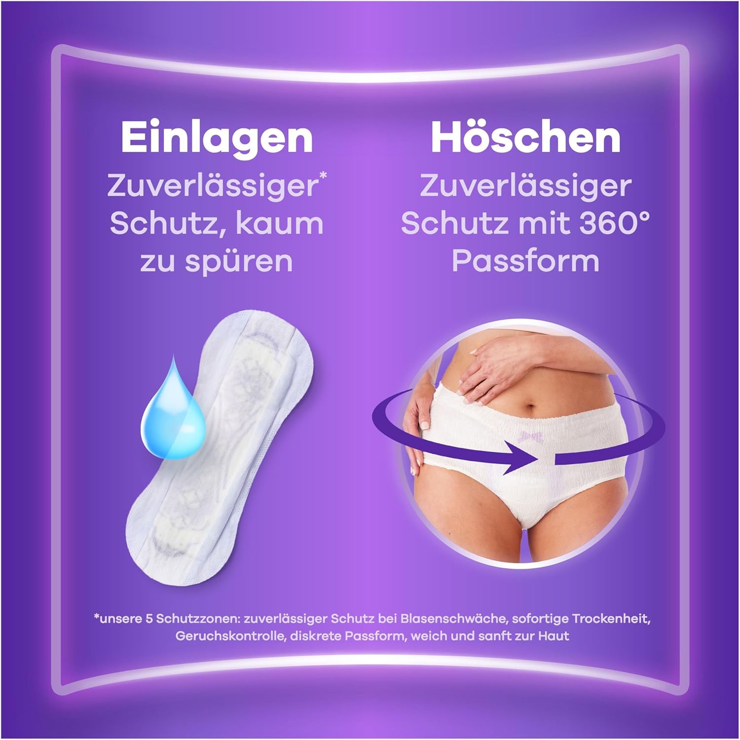Always Discreet Inkontinenzeinlagen für Damen, Normal, 40 Stück, Rundumschutz, Unglaubliche Diskretion – Bild 5