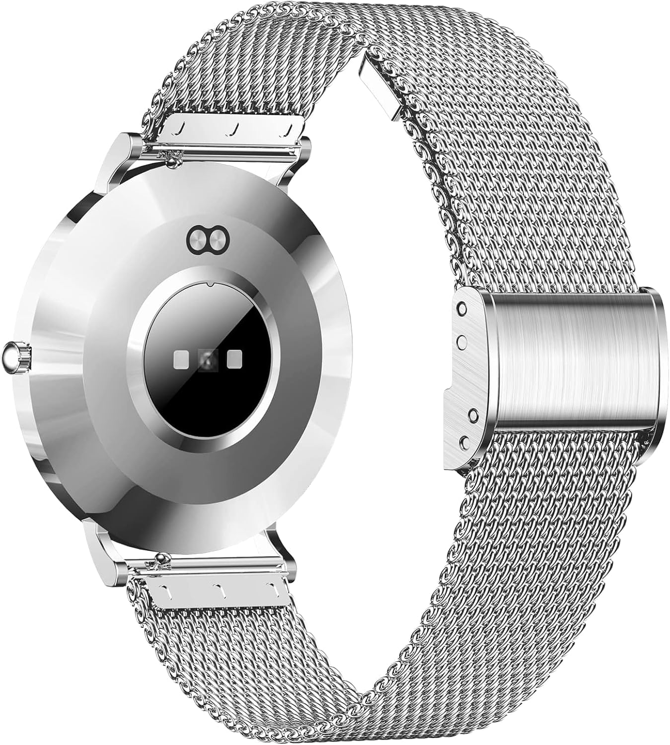 XCOAST SIONA 2 Damen Smartwatch Silber – Feinmaschiges Armband, AMOLED-Display, Fitnessuhr mit Herzfrequenz, Blutdruck & SPO₂, 21+ Sportmodi, IP68 wasserdicht, 7 Tage Akku, Android & iOS – Bild 7
