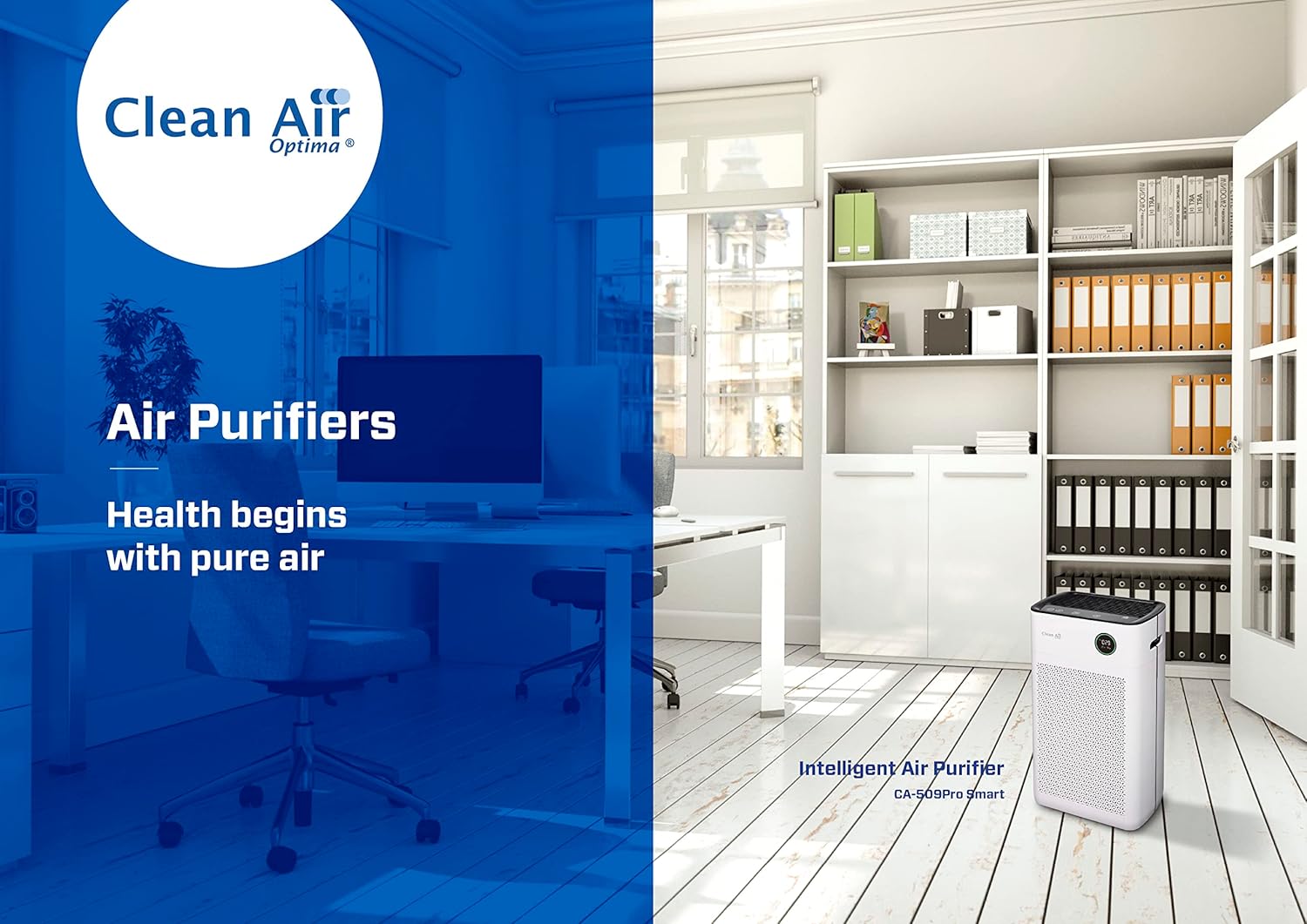 Clean Air Optima CA-510Pro Smart – Intelligenter HEPA-UV-C-Ionisator-Luftreiniger – Sehr leiser Ventilator – Bild 2