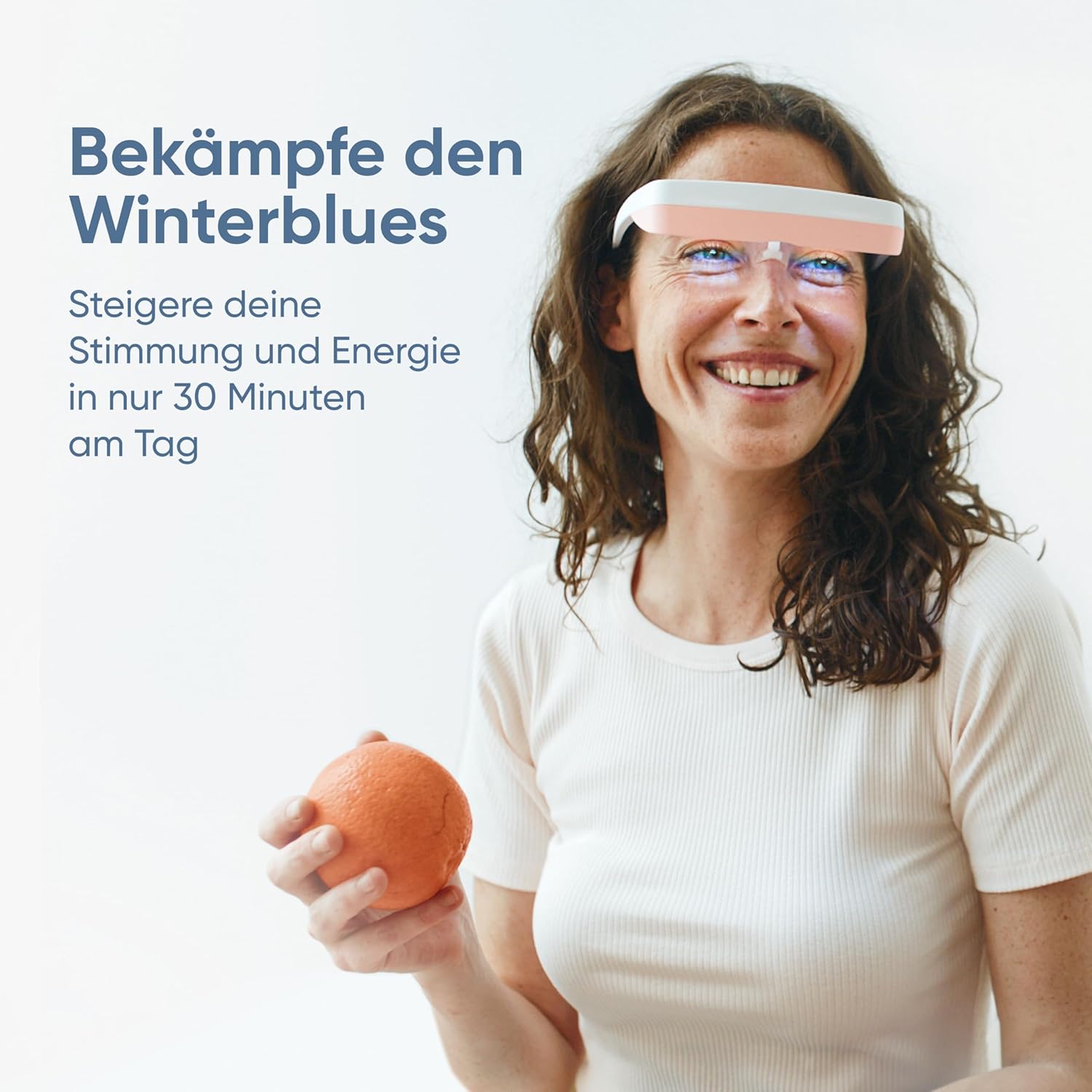 Luminette 3 Lichttherapiebrille – Tragbare Tageslichtlampe gegen Schlafprobleme, Winterdepression, Jetlag – Natürliche Sonnenlichttherapie – Über 300.000 zufriedene Benutzer – Bild 2