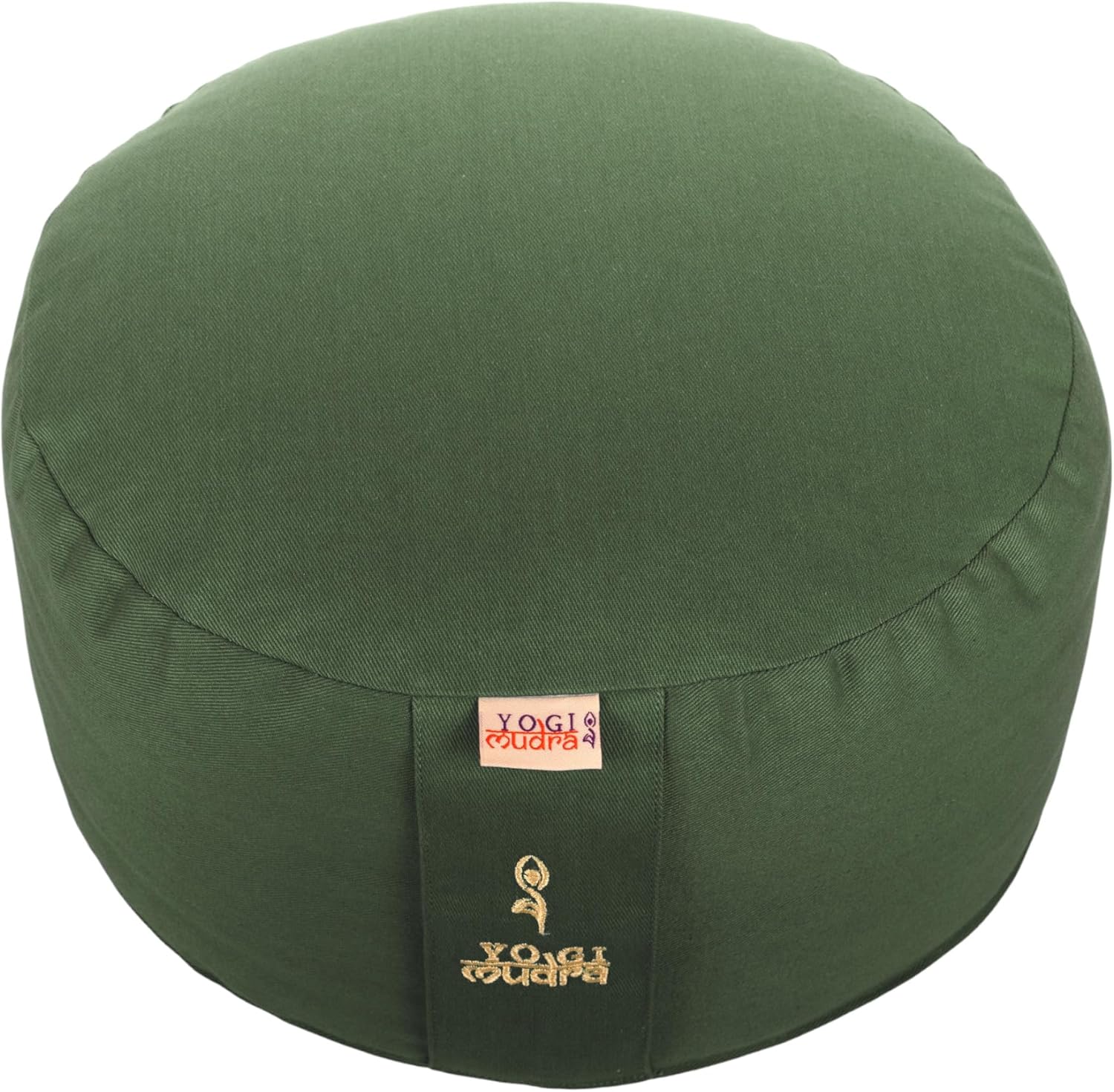 Yogimudra Ersatzbezug für Yogakissen rund Ø 33 x 20 cm – Kissenbezug aus 100 % Baumwolle mit Kordelzug – Bezug für Meditationskissen – waschbar, atmungsaktiv, ohne Füllung – 1 Stück Yoga – Bild 4
