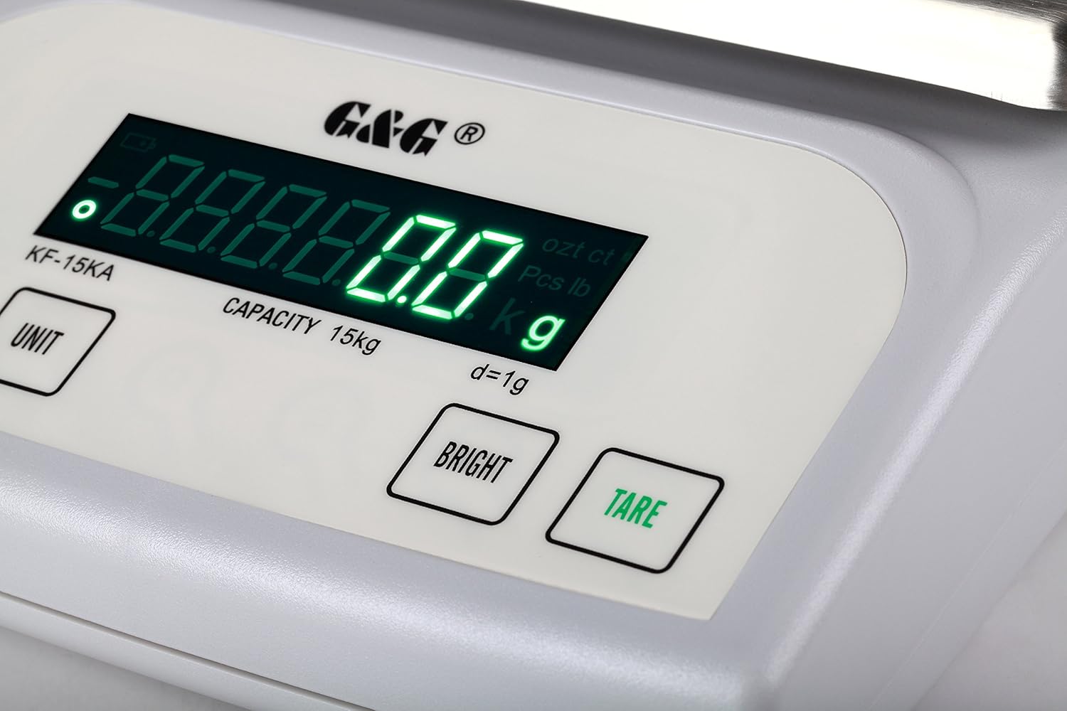 G&G KF15 kg / 1 g Buchstabenwaage Präzisionswaage LED (KF-15KA) – Bild 4