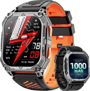 Herren Smartwatch 2,01 Zoll HD Smar...