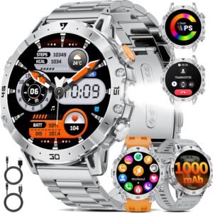 LIGE Militär-Smartwatch für Herre...