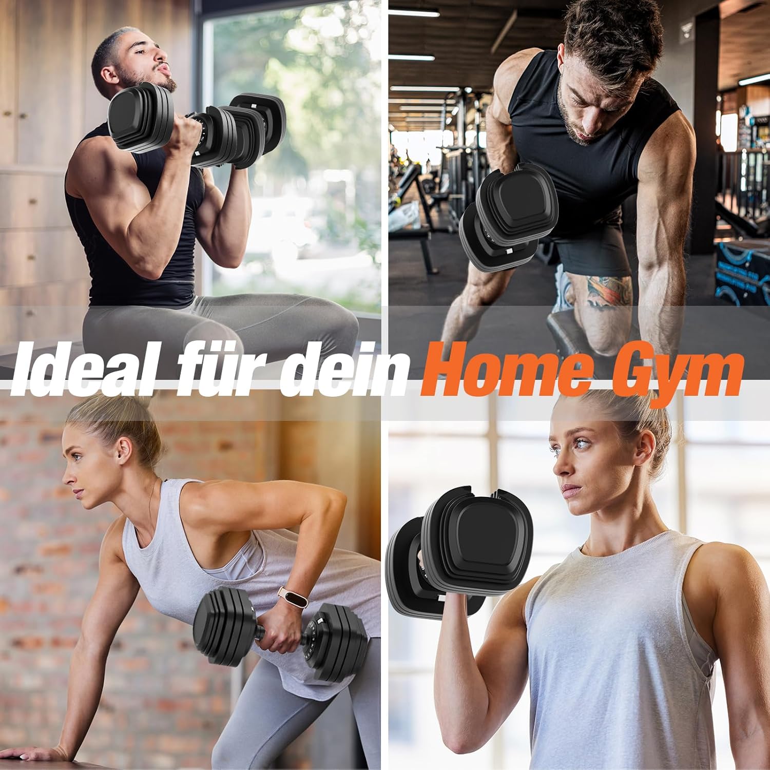 DH FitLife 2026 Neu Hantel Set – Verstellbare Kurzhanteln 2,5 bis 25 KG mit 18 Gewichtsstufen | Hantelset Kurzhantel mit Gewichten | Hantelset für Männer & Frauen – Bild 7