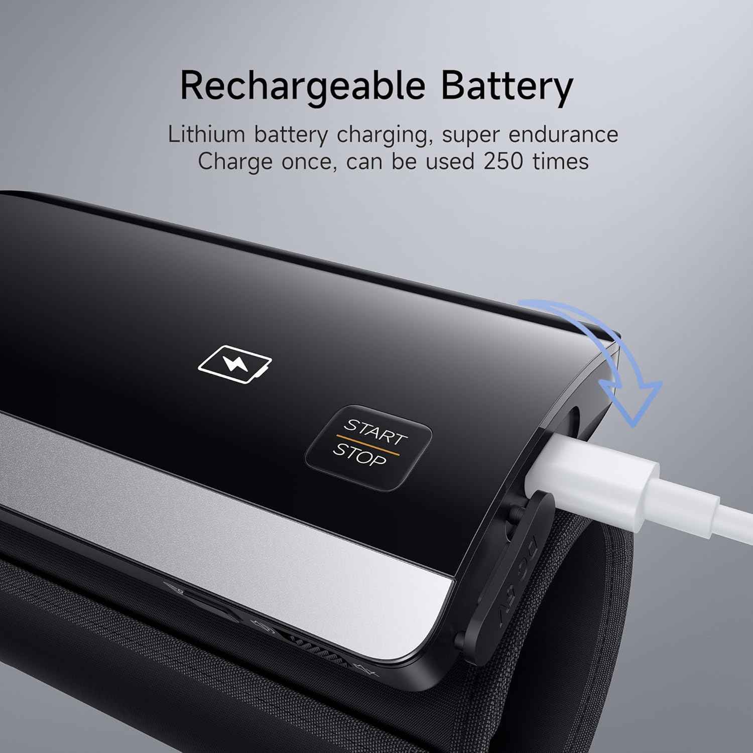 yuwell Smartes Oberarm-Blutdruckmessgerät mit App, digitales Blutdruckmessgerät mit Bluetooth-Übertragung, Sprachübertragung, wiederaufladbarer Batterie, ideal für den Heim- und Außenbereich YE630CR – Bild 4