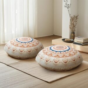 2er-Pack Meditations-Bodenkissen, r...