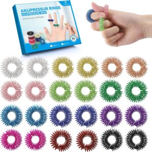 Akupressurring, 24-teiliges Fingerm...