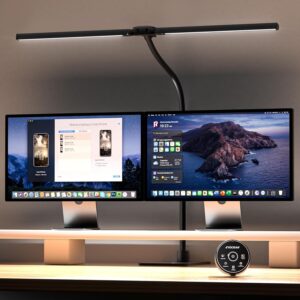 EYOCEAN Schreibtischlampe, Doppelko...