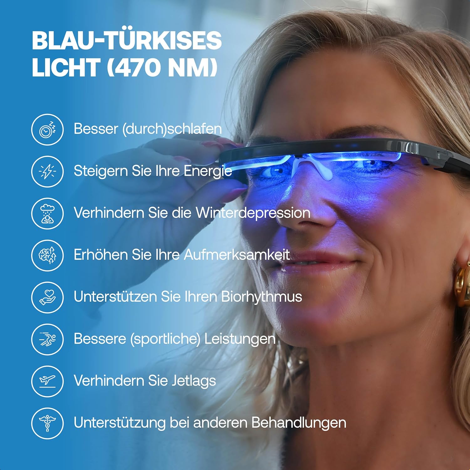 AYO + Lichttherapie-Brille: Carbon Black Limited Edition – Maximiert Schlaf, Energie und Stimmung – Einzigartiges 670-nm-Rotlicht für die Augengesundheit – Ihre Alternative zur Tageslichtlampe – Bild 2