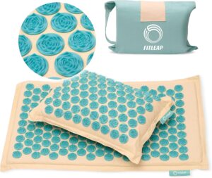 Fitleap Akupressurmatte mit Kissen ...
