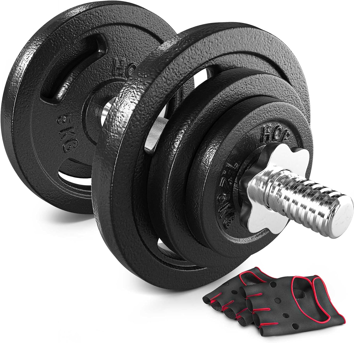 Hop-Sport Guss-Hanteln Set Hanteln 10 kg 15 kg 20 kg 30 kg 40 kg 60 kg Gewichte