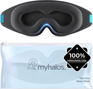MyHalos 3D-Schlafmaske mit Augenhö...