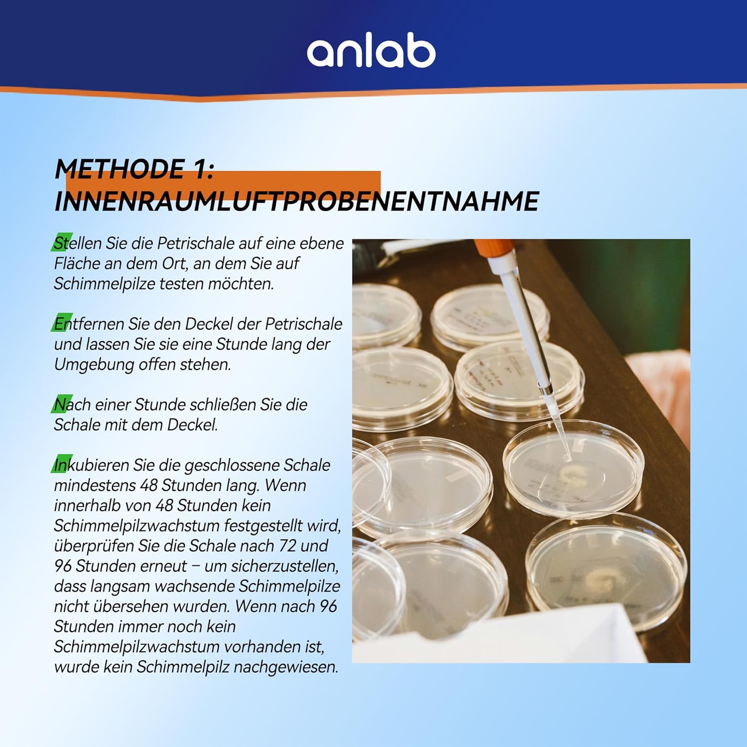 Schimmeltest-Set für Zuhause – DIY-Schimmeldetektor | Testen Sie HVAC-Systeme | Home-Oberflächen | Testkit für die Luftqualität in Innenräumen – Leitfaden zur Identifizierung (3 Stück) – Bild 4