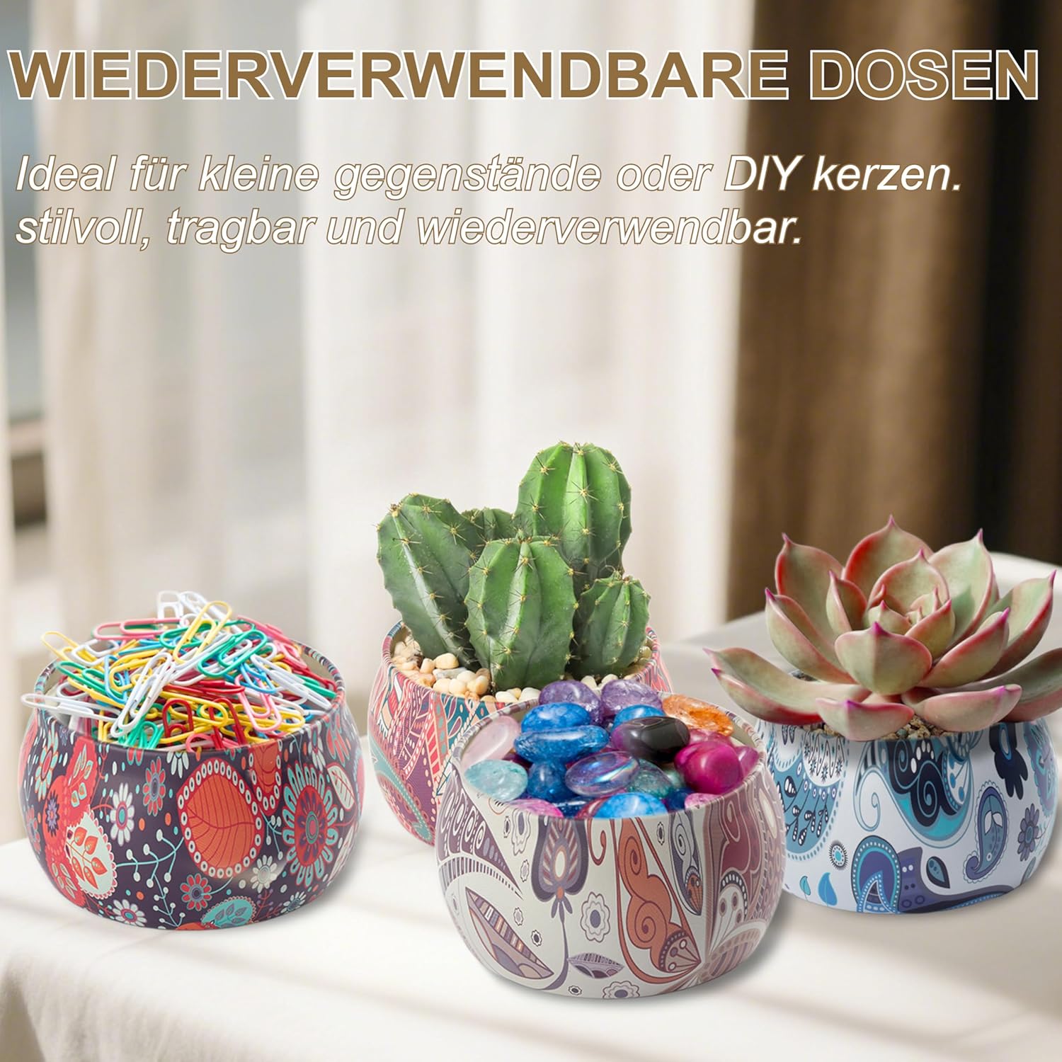 Duftkerzen-Geschenkset, Duftkerzen-Set – Geschenke, Kerze, Geschenkkerzen-Set, Weihnachten, kleine Weihnachtsgeschenke, Kerzen in Dosen mit Deckel für Frauen, Damen, Kollegen, Geschenk, 4 Stück – Bild 6