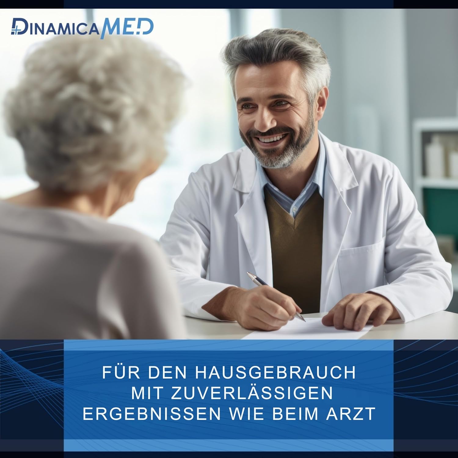 Dinamicamed – Digitales Oberarm-Blutdruckmessgerät A139 mit großem Display – Blutdruck- und Pulsmessung, Arrhythmie-Erkennung, 2 Benutzerprofile je 99 Speicherplätze, verstellbare Manschette 22–42 cm – Bild 5
