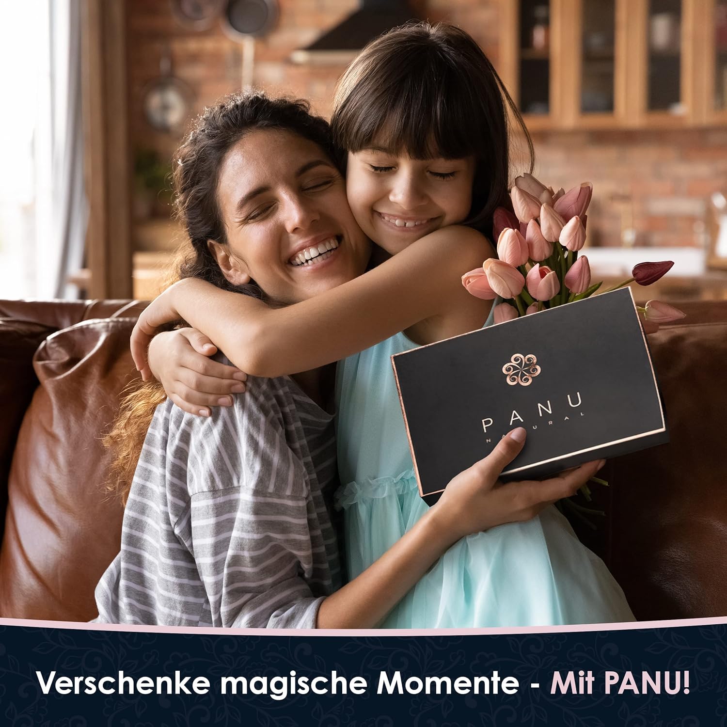 Panu Medium Geschenkset – Entspannungsgeschenke für Frauen – Premium-Geschenke für Frauen – Beauty-Box – Wellness-Set für Frauen – hochwertiges Geschenk zu Weihnachten, inkl. Glückwunschkarte – Bild 6