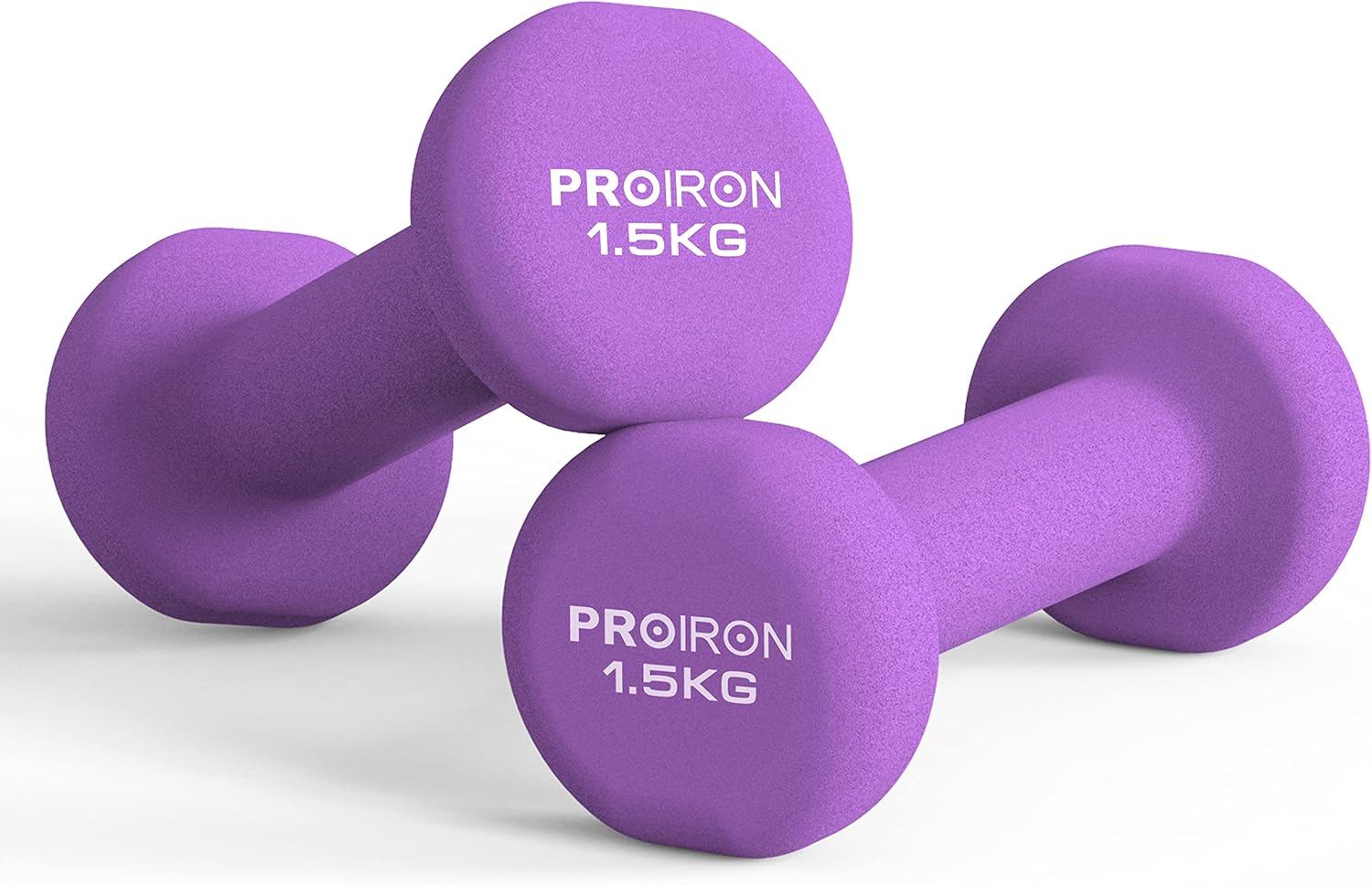 Proiron Neopren-Hantel-Set, kleine Hanteln (2er-Set) für Damen, Gymnastik, Yoga, Pilates und Kinder