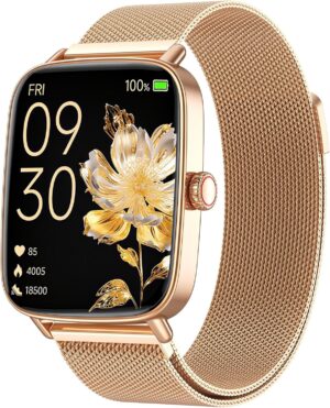 Smartwatch Damen Herren mit Telefon...