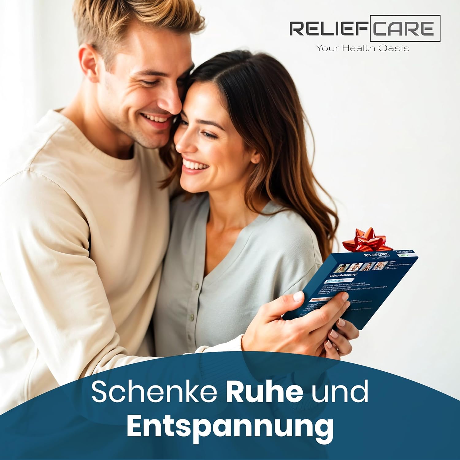 RELIEF CARE Migränemaske, Kühlmaske, 360°-Gel-Entlastungshut, Kühlkappe und Schlafmaske – zur Linderung von Migräne, Kopfschmerzen, Druck, geschwollenen Augen, Kühlhut, Entspannung und Wohlbefinden – Bild 4