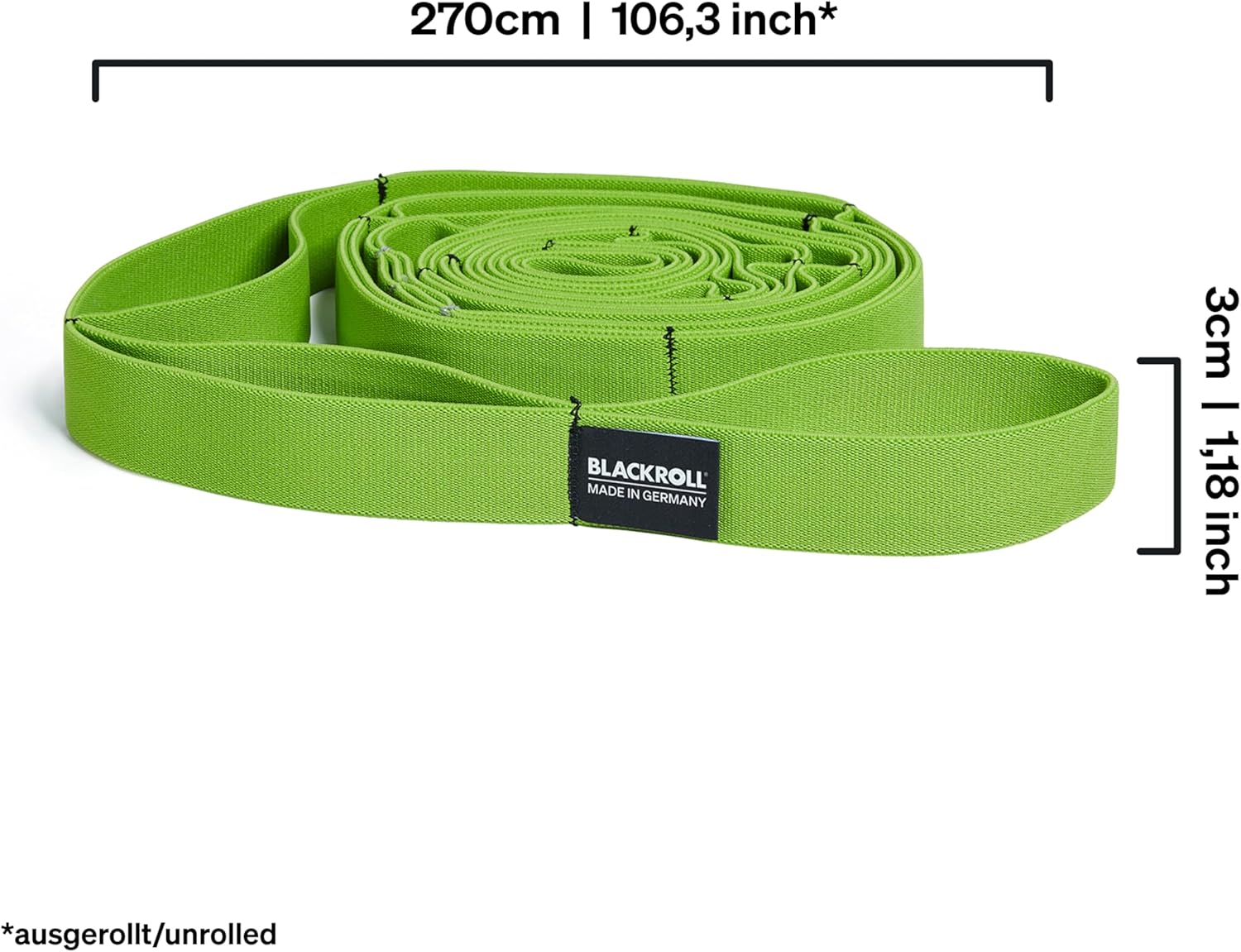 Blackroll Resist & Multi Band – Fitnessbänder, Trainingsbänder mit verschiedenen Widerstandsstufen (stark – extrem) für stabile Muskeln, grün – Bild 6