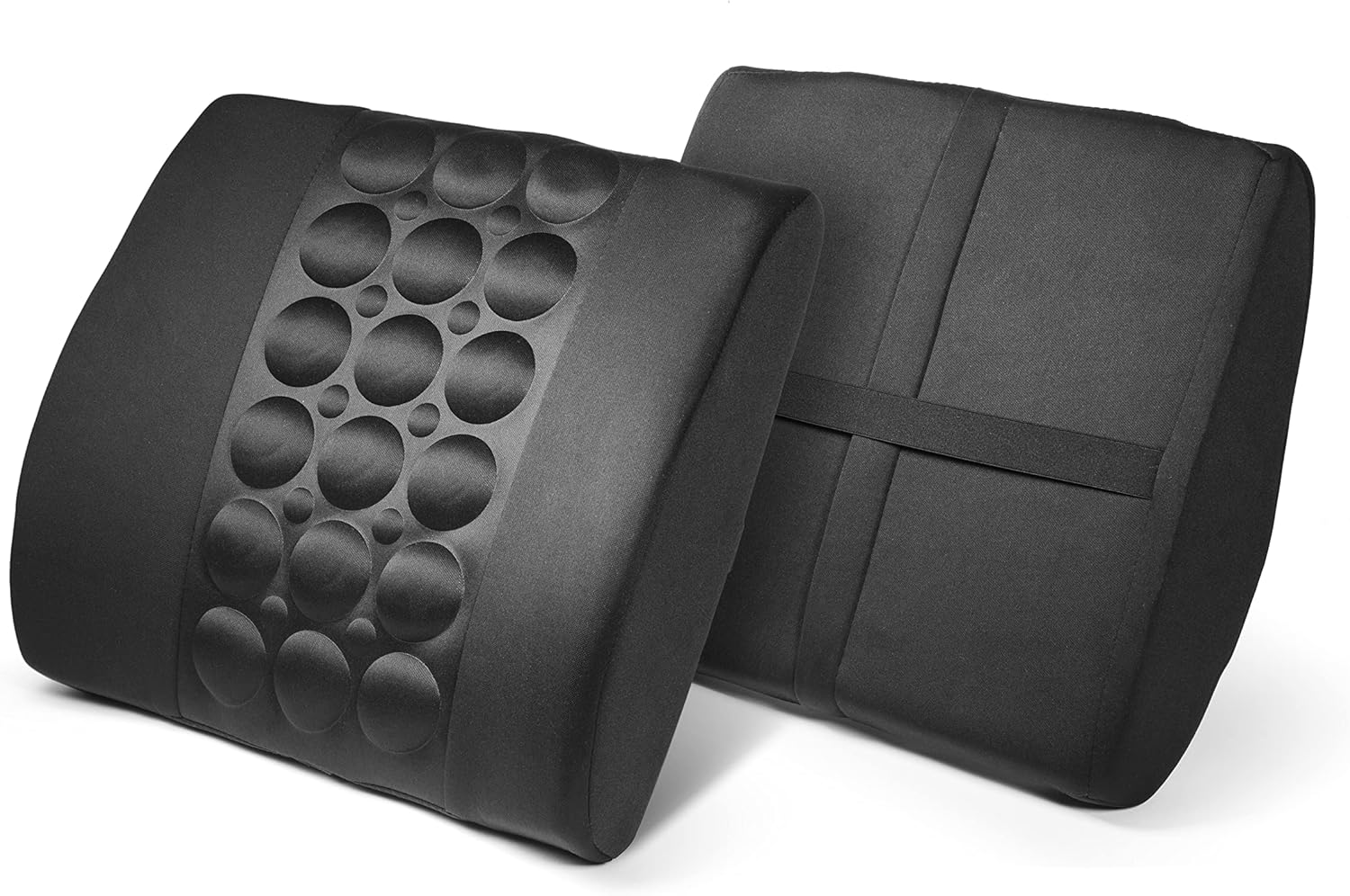Lifenaxx Ergonomisches Rückenkissen LX-022 – Premium-Lendenkissen aus Memory-Schaum für Büro, Auto und Zuhause, unterstützt eine aufrechte Haltung, reduziert Rückenschmerzen und Müdigkeit, abnehmbarer, waschbarer Bezug – Bild 2