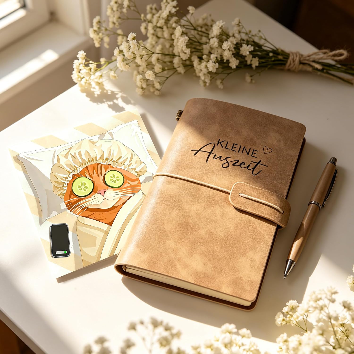 Giftota - Geschenke für Frauen - 7tlg Wellness Set Kleine Auszeit, Entspannungsgeschenk als Dankeschön, Geburtstagsgeschenk, Gute Besserung & Abschiedsgeschenk für Mama, Freundin, Kollegin, Lehrerin – Bild 6