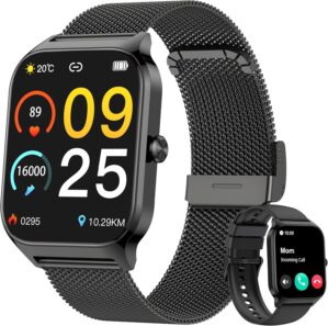 Popglory Smartwatch Herren Damen mi...