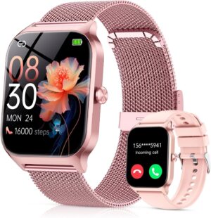CASCHO Smartwatch Damen mit Telefon...