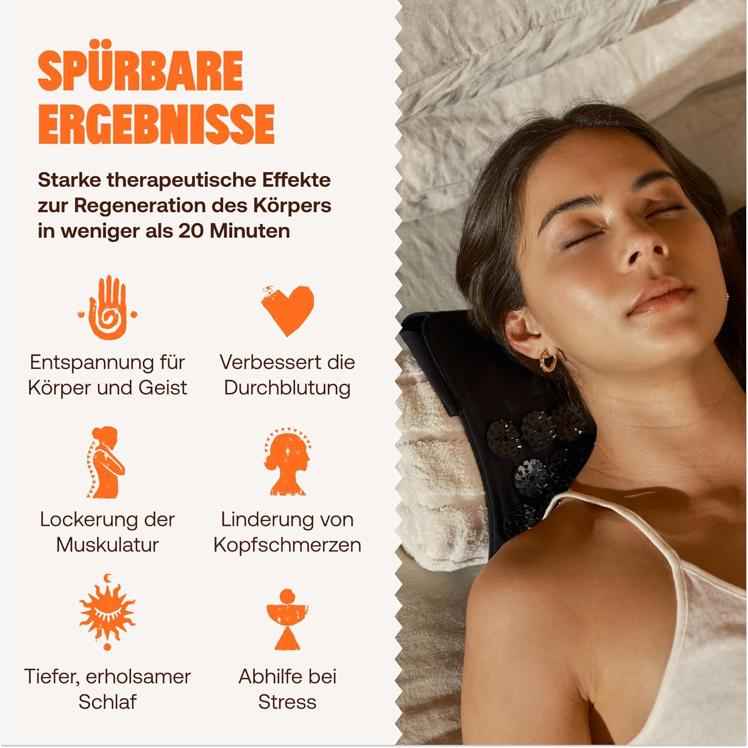 ShaktiMat (Das Original seit 2007) Reisematte – Kompakte Akupressurmatte ohne Innenfüllung zur Entspannung für Rücken, Nacken, Füße, Ethische Handarbeit, GOTS-zertifizierte Bio-Baumwolle – Onyxschwarz – Bild 2