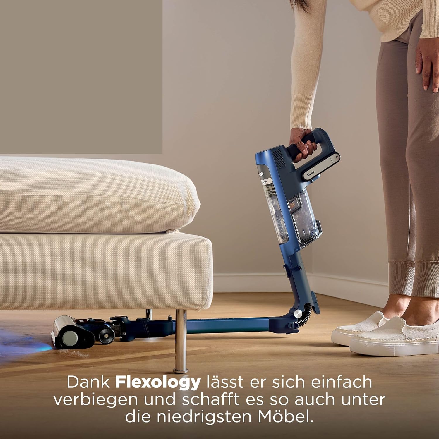 Shark Detect Speed Clean & Empty Pet Pro Akku-Staubsauger, Rückwärtsreinigung, bis zu 60 Minuten Laufzeit, inklusive selbstentleerender Ladestation und Tierhaaraufsatz, Salbeigrau IA3241EUT – Bild 7