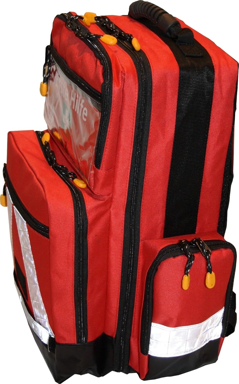 Erste-Hilfe-Notfallrucksack Sport, Sportvereine, Freizeit, Event & Freizeit – Nylonmaterial mit weißen Reflektorstreifen – Bild 3