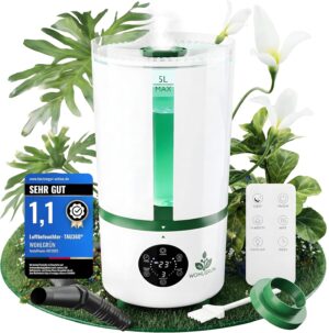 WOHLGRÜN TAU360 Luftbefeuchter 5L ...