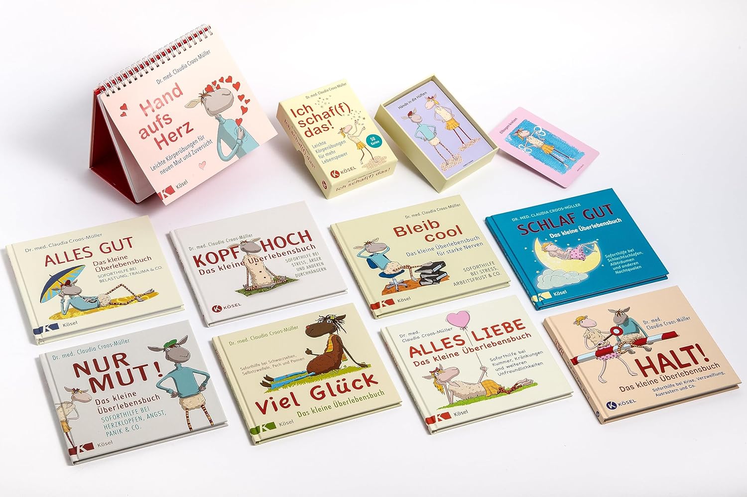Ich schaf(f) das!: Leichte Körperübungen für mehr Lebenspower. 50 Karten - Mit Stülpdeckelschachtel und Booklet (Claudia Croos-Müller, Band 8) – Bild 5