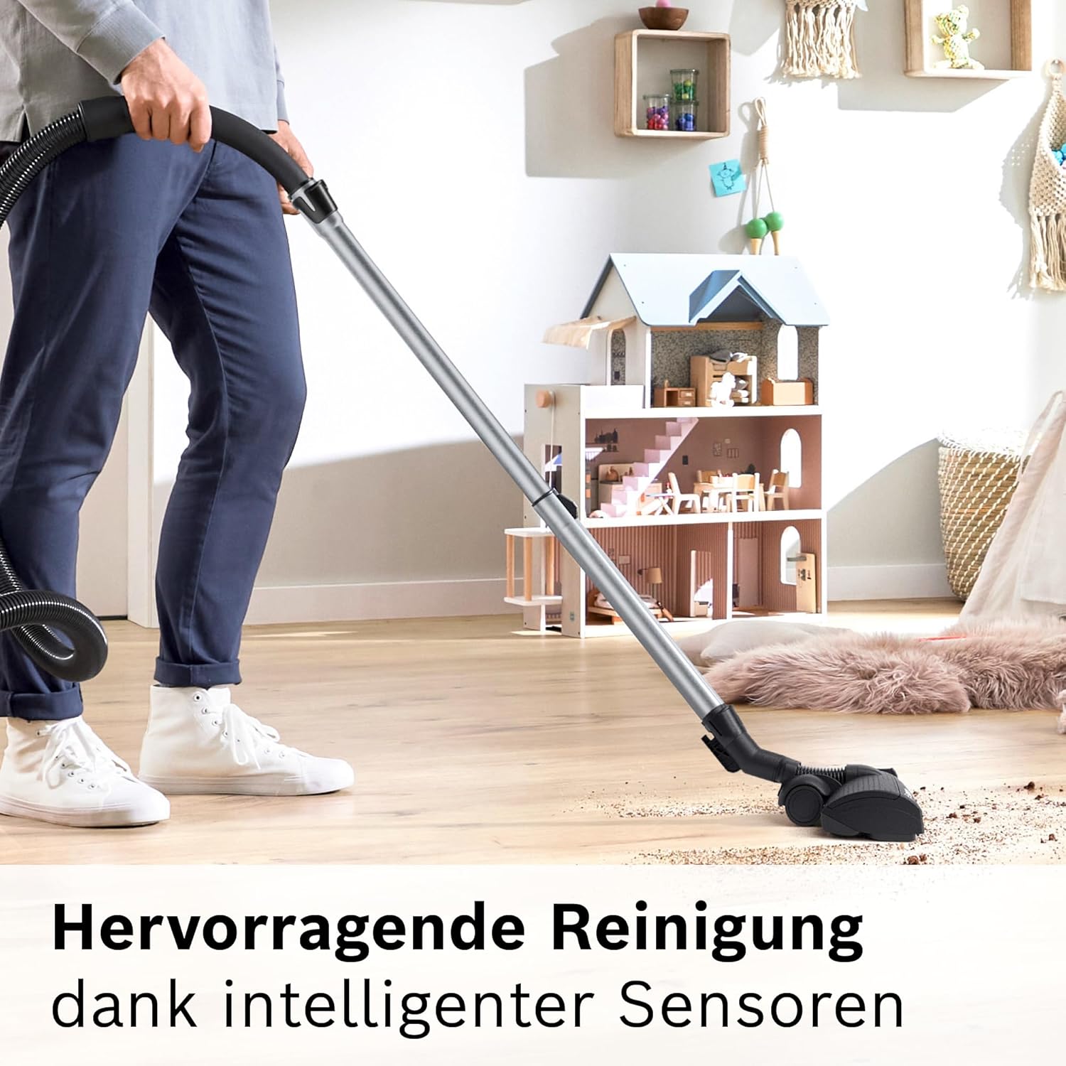 Bosch BGS7MS64 Staubsauger ohne Beutel, 800 W, Schwarz – Bild 2