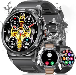 LIGE Military Smartwatch Herren, 1,...