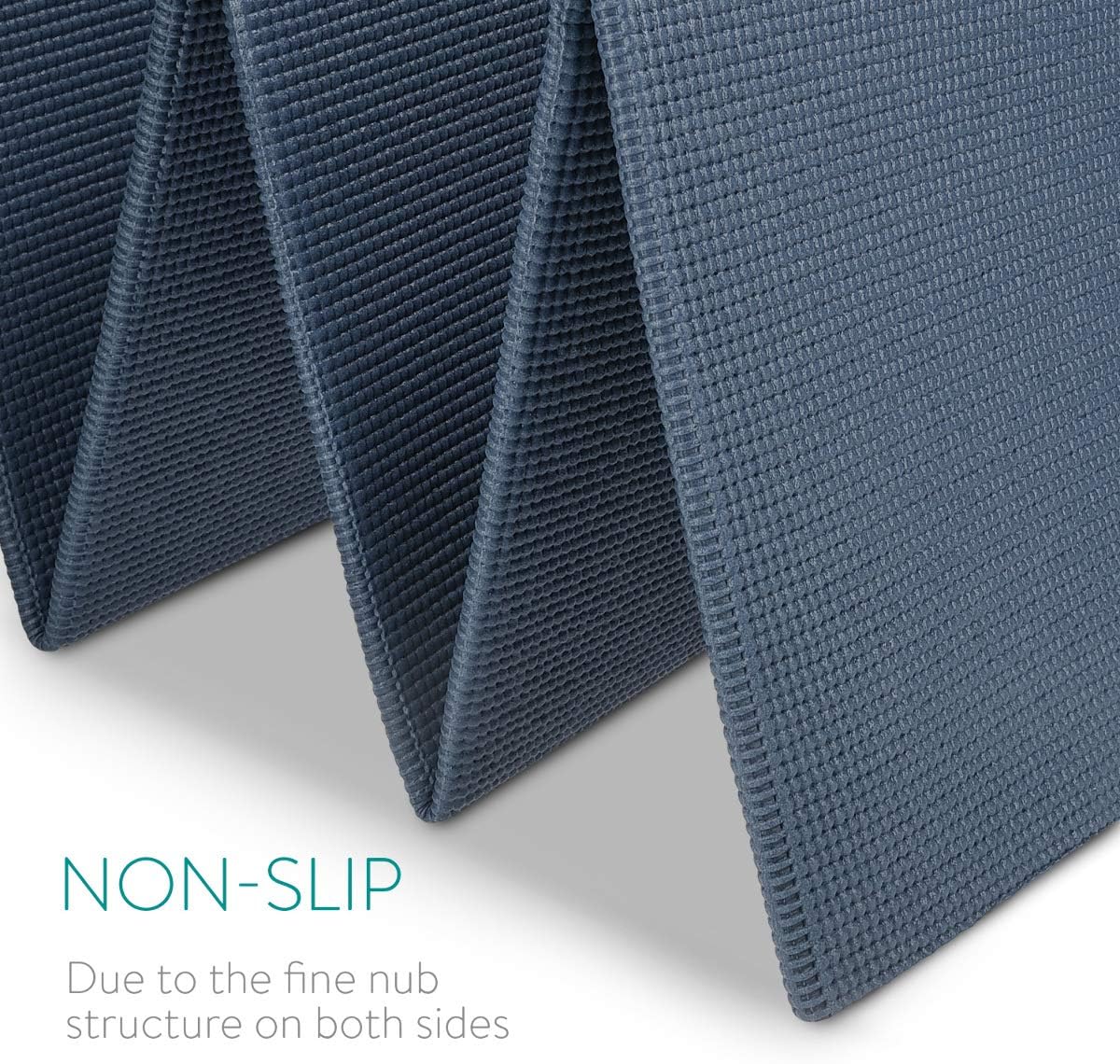 Navaris faltbare und rutschfeste Yoga-Reisematte, 4 mm, auch für Fitness, Sport, Pilates, Gymnastik, verschiedene Farben – Bild 6
