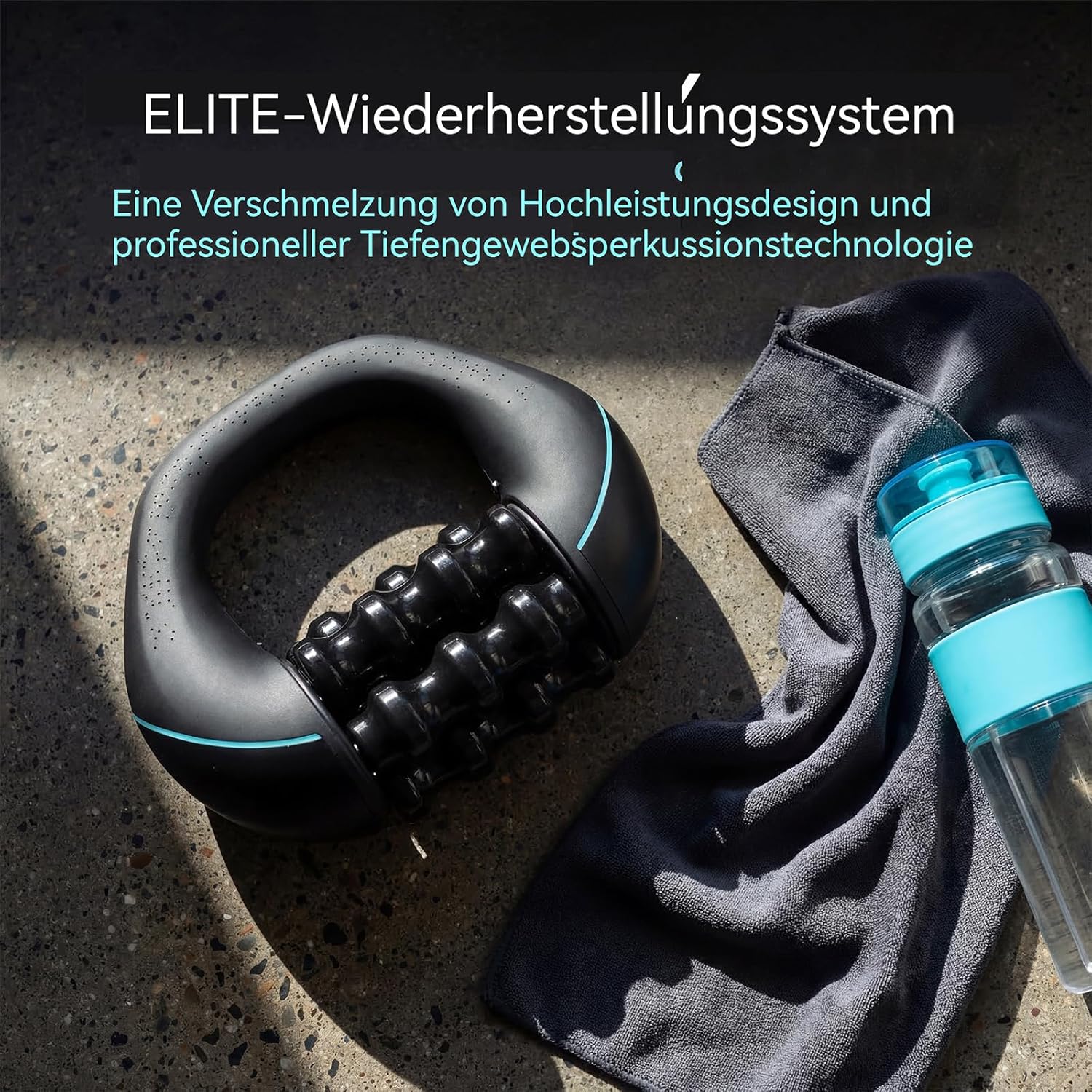 Elektrisches Handmassagegerät mit Rädern – Massagerolle, Tiefengewebsmassage, 3 Intensitätsstufen & wiederaufladbar für Muskelentspannung, ergonomischer Mehrfachgriff, Geschenkauswahl (B) – Bild 2
