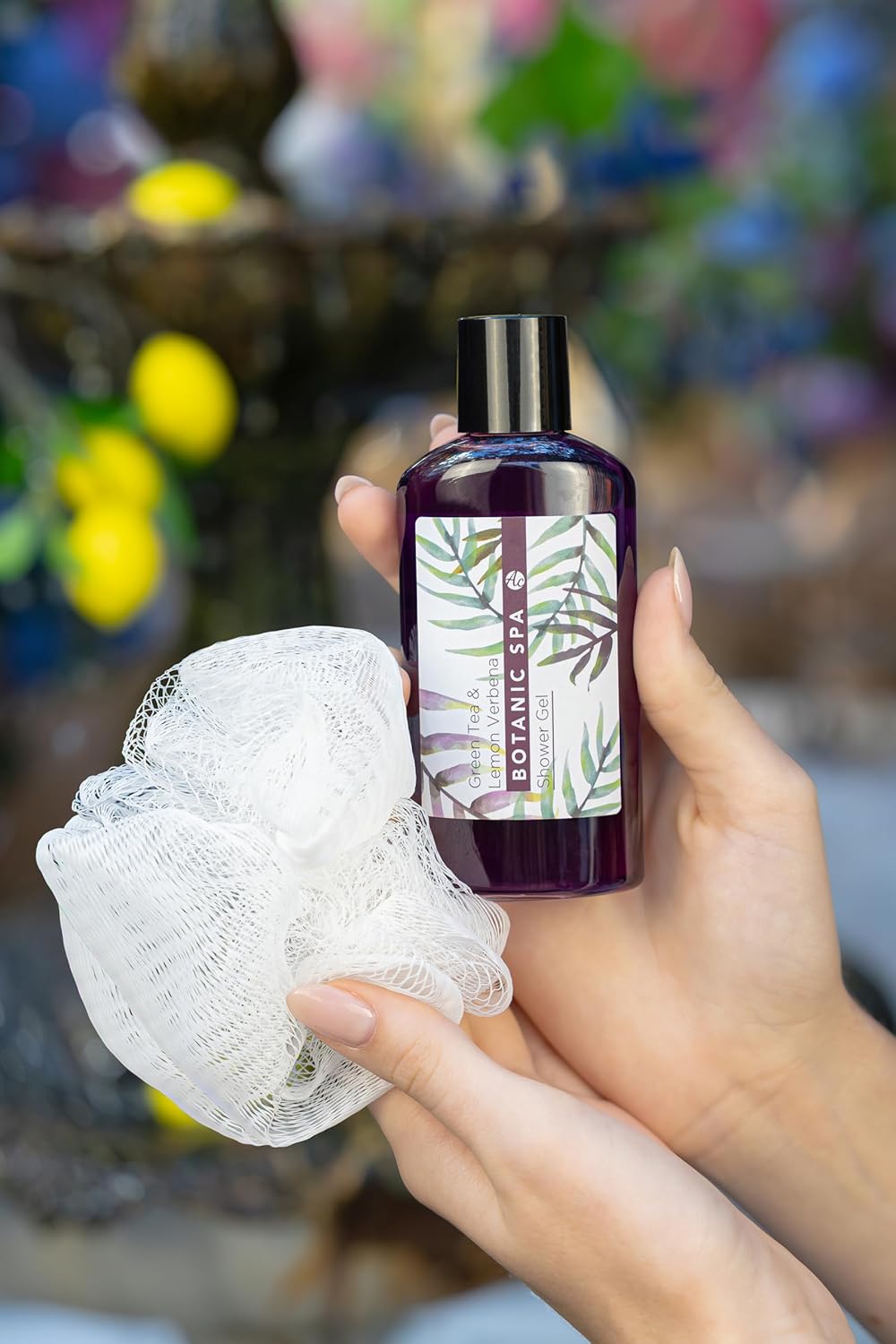 Accentra Botanic Spa Geschenkset im dekorativen Seegraskorb – 5-teiliges Bade- und Duschset, bestes Geschenk für Geburtstag, Valentinstag usw. – Bild 12