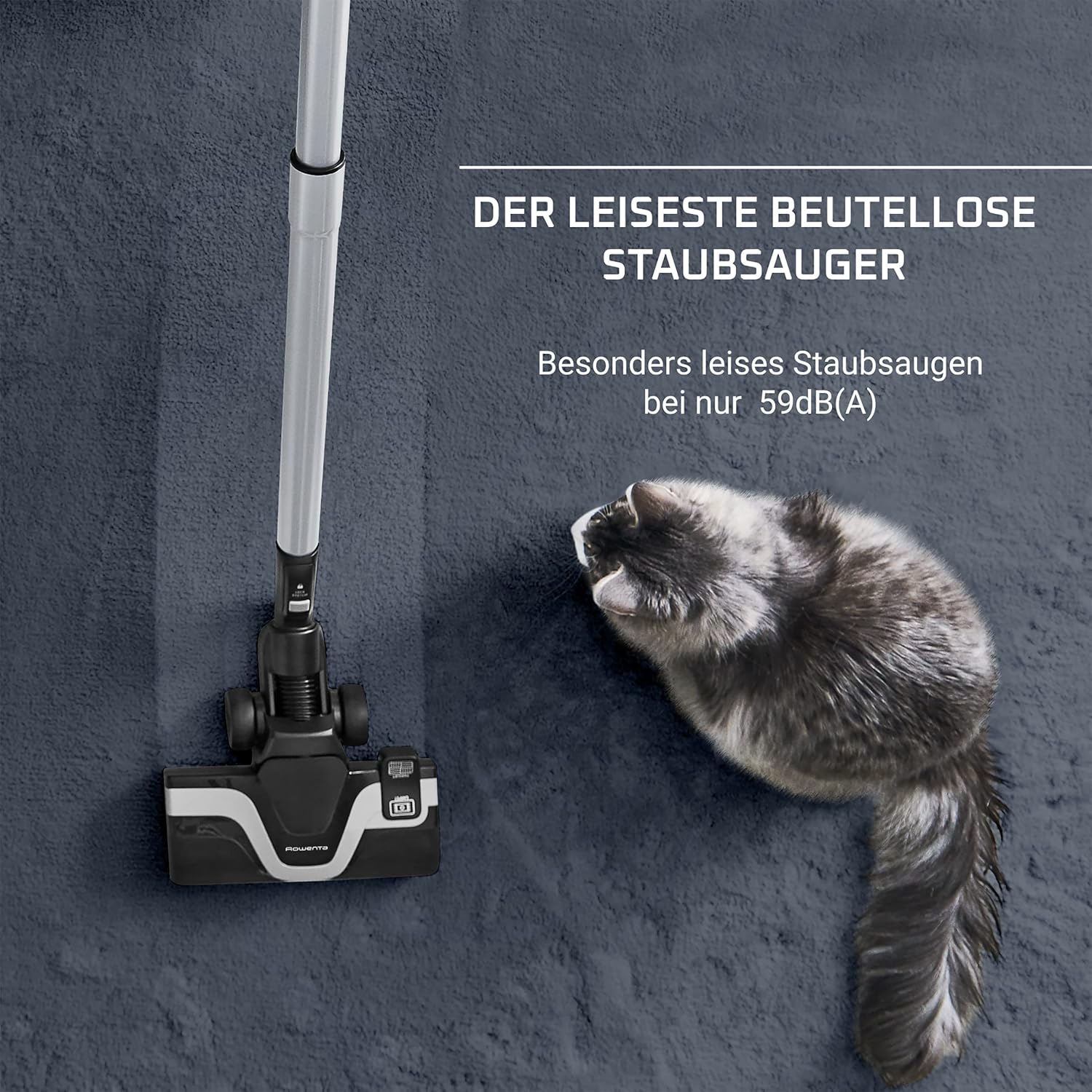 Rowenta Silence Force Cyclonic Effitech Beutelloser Staubsauger, Heim und Auto, hohe Saugleistung, geringer Energieverbrauch, HEPA-Filterung, XXL-Kapazität, Schwarz/Roségold, RO7954 – Bild 7